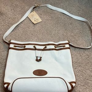 Tiziano Ferrari Mizano Italia white leather purse